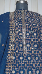 👑 ROYAL PREMIUM HEAVY GEORGETTE PARTY WEAR SUIT WITH BEAUTIFUL SEQUENCE WORK & DESIGNER LOOK ✨