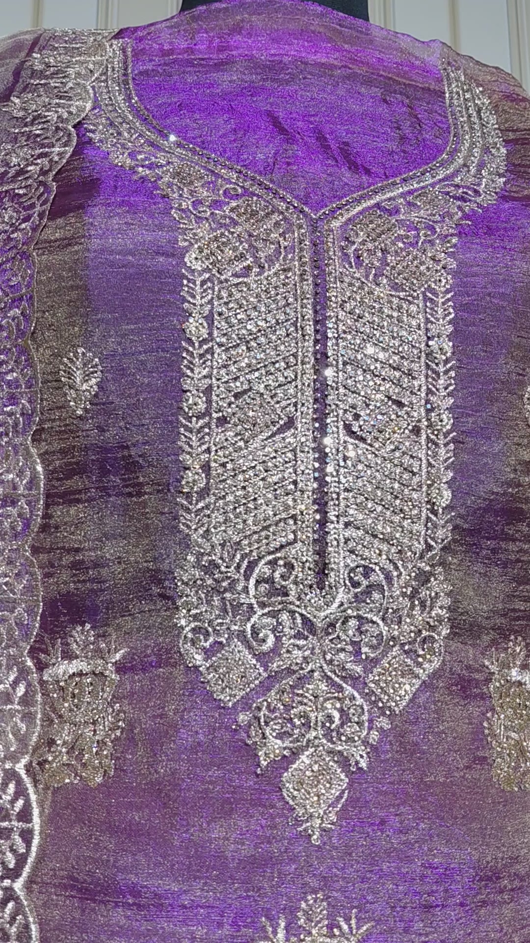 ROYAL PREMIUM ROLEX SILK SUIT WITH BEAUTIFUL EMBROIDERY & JARKAN WORK